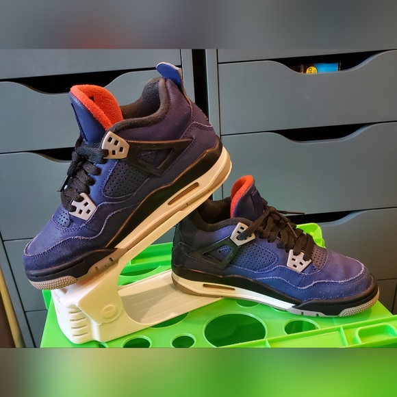 AIR JORDAN 4 Retro WNTR GS ☆ Loyal Blue ☆ WINTERIZED ☆ 5.5 Wmns or 4 Youth - Picture 3 of 11